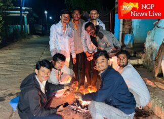 कडाक्याच्या थंडीने कुही तालुका गारठला ; गावागावात शेकोट्यांची रेलचेल..