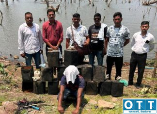 ऑपरेशन प्रहारची धडक कारवाई; जामवसु येथे अवैध हातभट्टी दारू व्यवसायावर पोलिसांचा घाला akola news