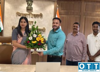 जिल्हाधिकारी वर्षा मीना यांच्या हस्ते तहसीलदार कुणाल झाल्टे यांचा गौरव तहसीलदार कुणाल झाल्टे