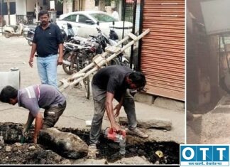 सामाजिक कार्यकर्ते सूरज यादव यांच्या लेखी तक्रारीची दखल नगर पालिकेने घेतली