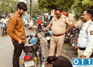 फटाक्यांसारखा आवाज करणाऱ्या बुलेटला पोलिसांचा ‘ब्रेक’!