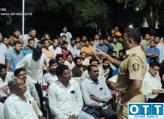 गणेशोत्सवासाठी वाडेगावात पोलिसांचा शांततेचा संदेश
