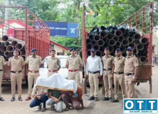 मजीप्राचे पाईप चोरणारी टोळी अकोट ग्रामीण पोलिसांच्या जाळ्यात!