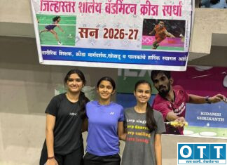 जिजाऊ स्कूलच्या विद्यार्थिनींना बॅडमिंटनमध्ये जिल्हास्तरीय अजिंक्यपद